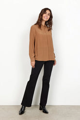 Soyaconcept trousers with zip and wide